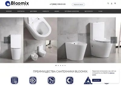 Снимок главной страницы bloomix.ru