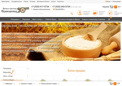 Снимок главной страницы artbp.ru
