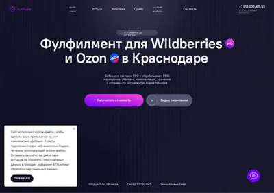 Снимок главной страницы artliderff.ru