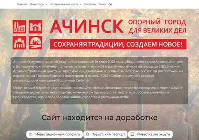 Снимок главной страницы ach-invest.ru