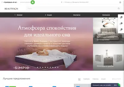 Снимок главной страницы beautyson.ru