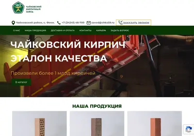 Снимок главной страницы chkz59.ru
