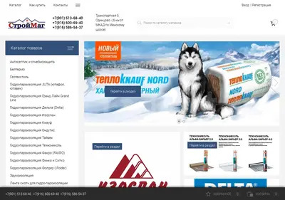 Снимок главной страницы stroymag.su