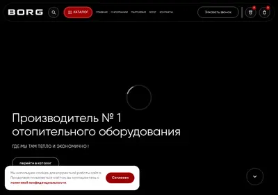 Снимок главной страницы borg-smr.ru