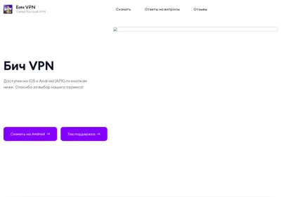 Снимок главной страницы bichvpn.ru