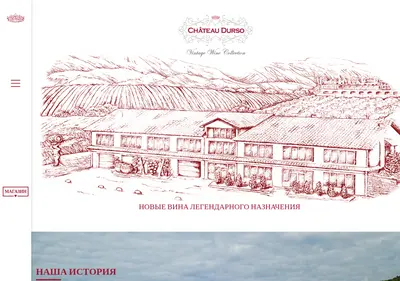 Снимок главной страницы chateau-durso.ru