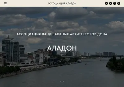 Снимок главной страницы ala-don.ru