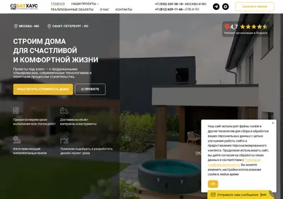 Снимок главной страницы bau-haus.ru