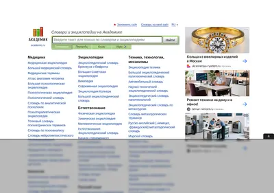 Снимок главной страницы academic.ru