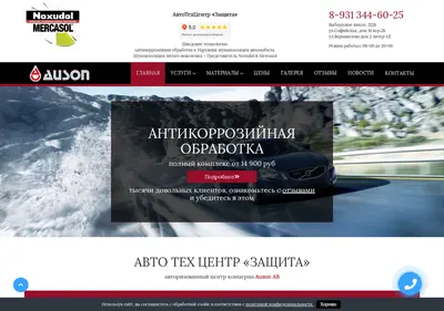 Снимок главной страницы antishum-spb.ru