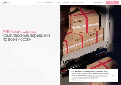 Снимок главной страницы aym.ru