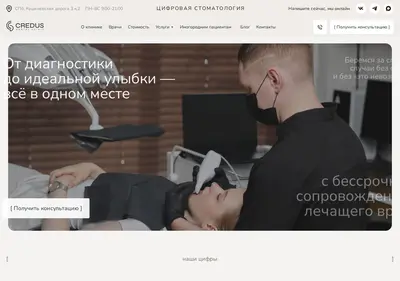 Снимок главной страницы credus.su