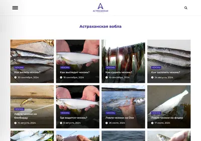 Снимок главной страницы astrahanskaya-vobla.ru