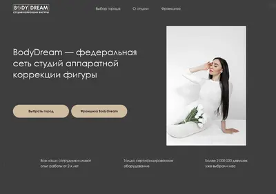 Снимок главной страницы bodydreamgroup.ru