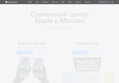 Снимок главной страницы app-support.ru