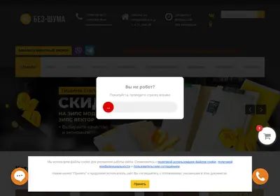 Снимок главной страницы bez-shuma.ru