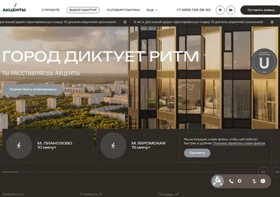 Снимок главной страницы accenty.ru