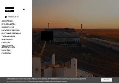 Снимок главной страницы balmetall.ru