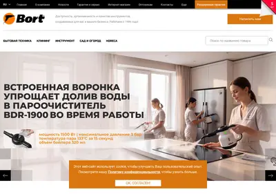 Снимок главной страницы bort-global.ru