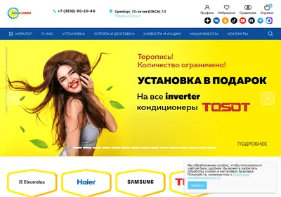 Снимок главной страницы boshklimat.ru