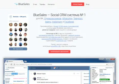 Снимок главной страницы bluesales.ru