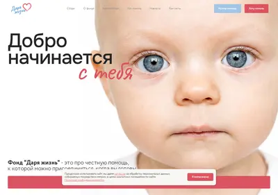 Снимок главной страницы bfdaryazhizn.ru