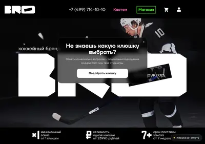 Снимок главной страницы brohky.ru