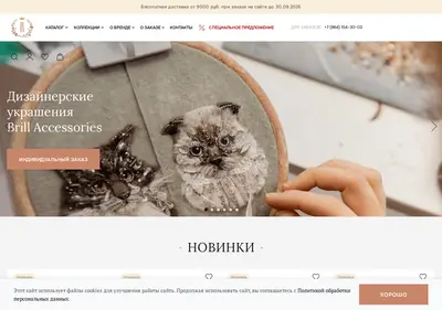 Снимок главной страницы brillworld.ru