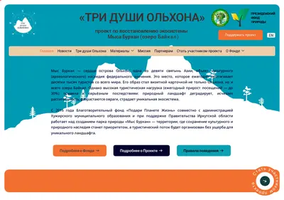 Снимок главной страницы burkhan-project.ru