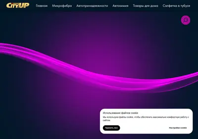 Снимок главной страницы cityup.ru
