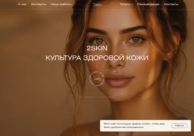 Снимок главной страницы 2skinspb.ru