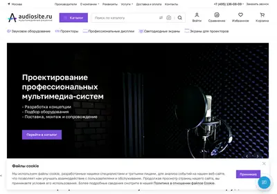 Снимок главной страницы audiosite.ru