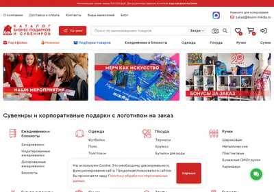 Снимок главной страницы bison-media.ru
