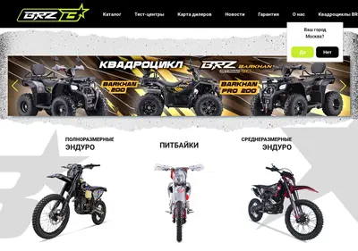 Снимок главной страницы brzmoto.ru