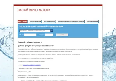 Снимок главной страницы borvoda.ru