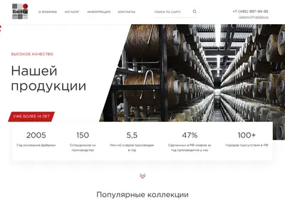 Снимок главной страницы belkakovry.ru