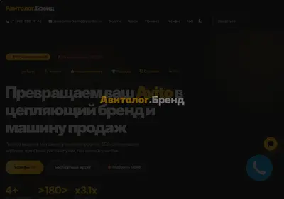 Снимок главной страницы avitobrand.ru