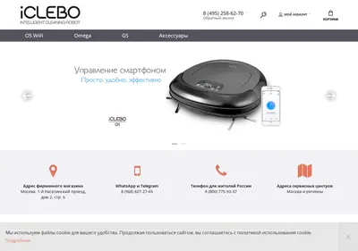 Снимок главной страницы iclebo.com.ru