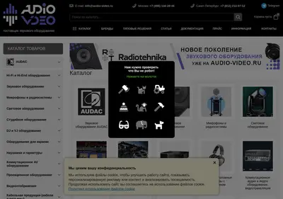 Снимок главной страницы audio-video.ru