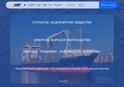 Снимок главной страницы ansc.ru