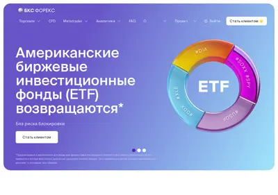 Снимок главной страницы bcs-forex.ru