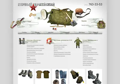 Снимок главной страницы 1army.ru