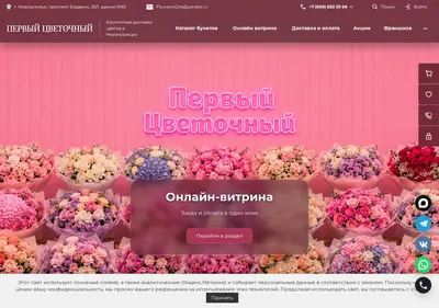 Снимок главной страницы 1cvetnvkz.ru