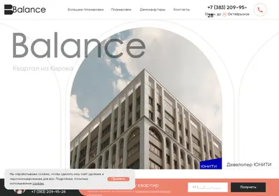 Снимок главной страницы balance-nsk.ru