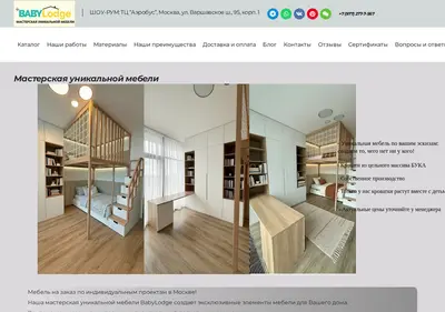 Снимок главной страницы babylodge.ru