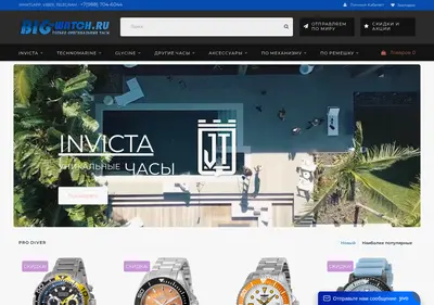 Снимок главной страницы big-watch.ru