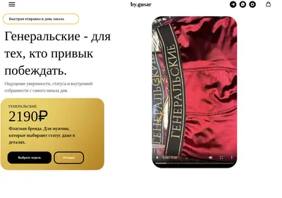 Снимок главной страницы bygusar.ru