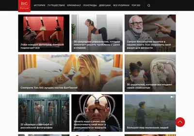 Снимок главной страницы bigpicture.ru