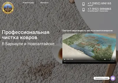Снимок главной страницы chistochistim.ru