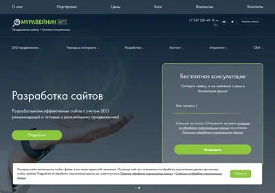Снимок главной страницы anthome.ru